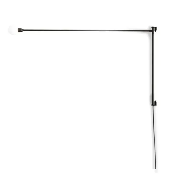 Nemo - Potence Pivotante Applique Murale Black  Lighting