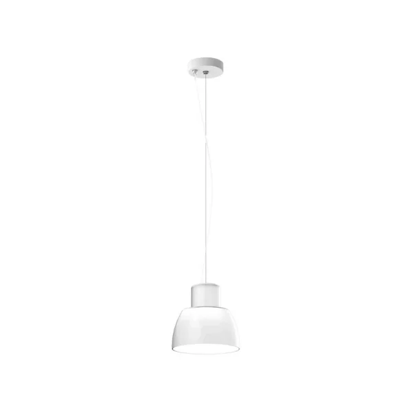 Nemo - Suspension Lorosae, blanche, Ø 20 cm, verre, E27