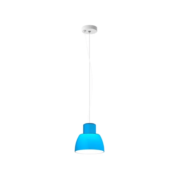 Nemo - Suspension Lorosae, bleue, Ø 20 cm, verre, E27