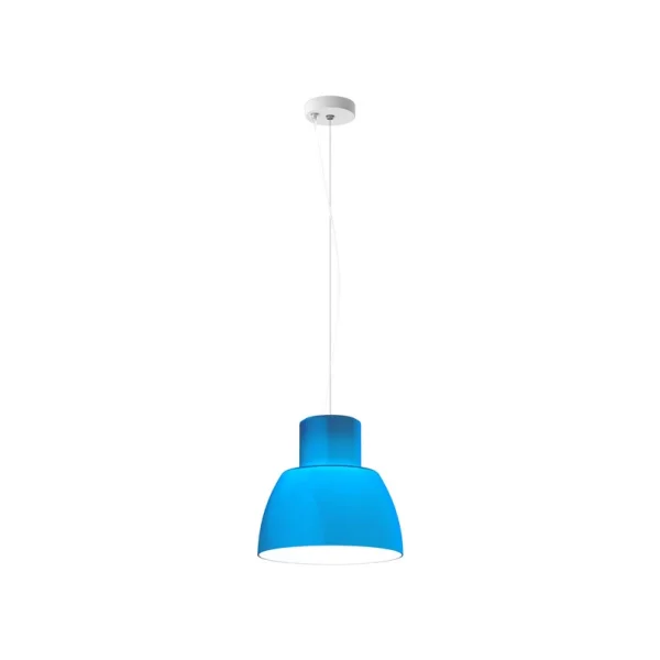 Nemo - Suspension Lorosae, bleue, Ø 30 cm, verre, E27