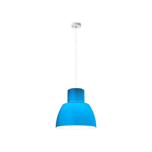 Nemo - Suspension Lorosae, bleue, Ø 40 cm, verre, E27