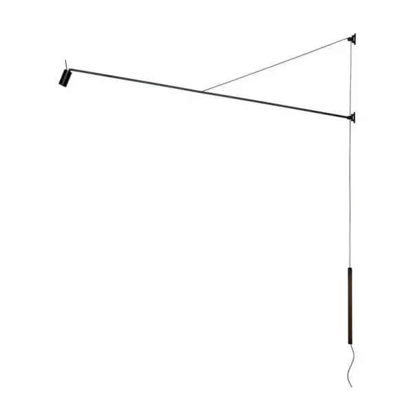 Nemo - Swan Applique Murale 2700K Matt Black  Lighting