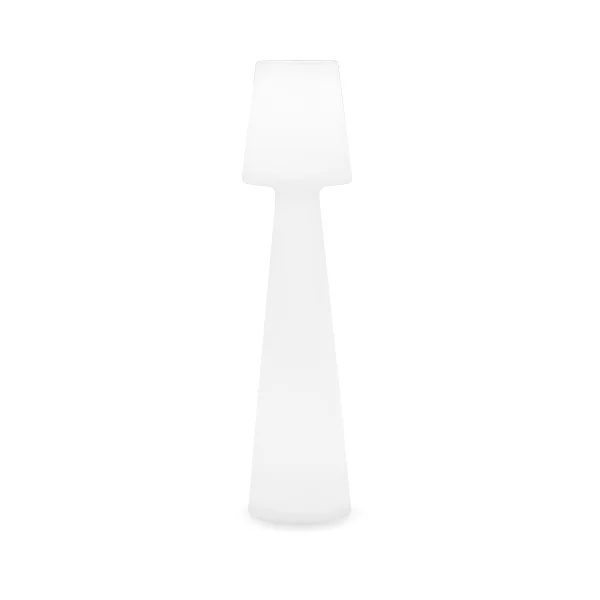 New Garden Lola 110 - lampadaire d'extérieur - Ø 26,5 x 110 cm - 16W LED inclus - IP65 - blanc - couleur de lumière blanc chaud