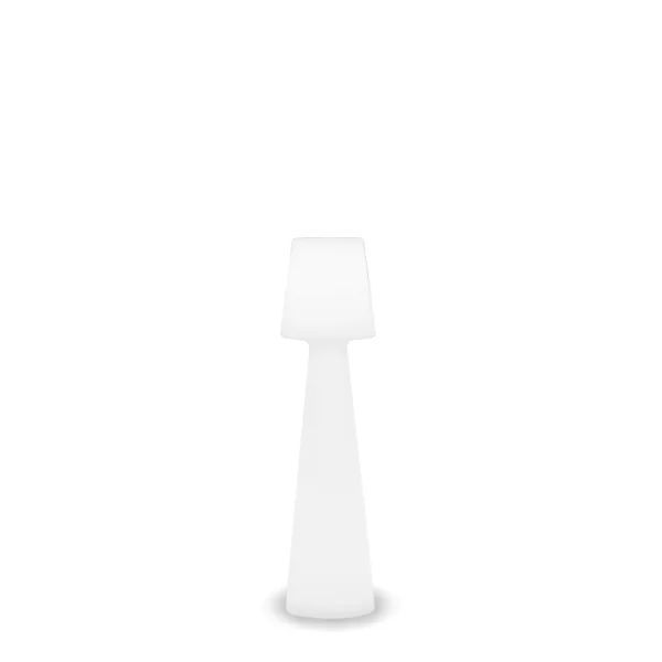 New Garden Lola 110 - lampadaire d'extérieur - Ø 26,5 x 110 cm - 16W LED inclus - IP65 - blanc - couleur de lumière blanche