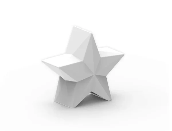 New Garden Nova 60 Christmas Star - lampe à poser - 62 x 57 x 25,6 cm - 7W LED inclus - blanc