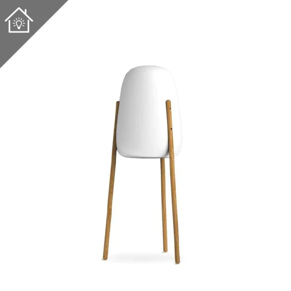 New Garden Rocket 145 - lampadaire d'extérieur - Ø63,5 x 145 cm - 9W LED dimmable inclus - IP65 - blanc
