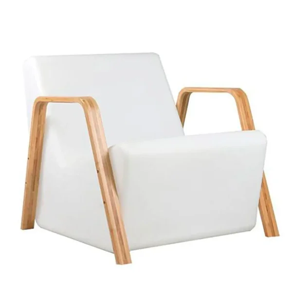 New Garden Tarida Arms - siège avec éclairage solaire - 69 x 77 x 66 cm - 4W LED inclus - IP65 - blanc
