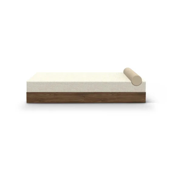 New Works Divan Mass 200x75x51 cm Karakorum ivory 001-walnut