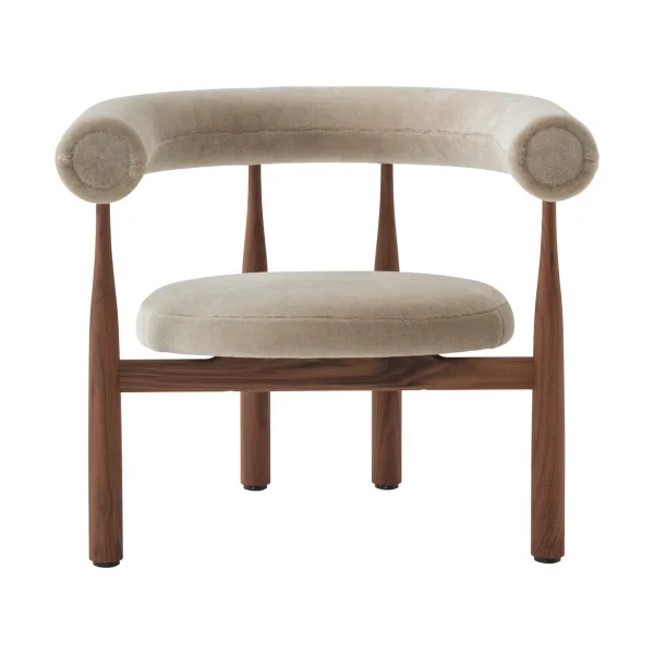 New Works Fauteuil lounge Bukowski Walnut, Rest 22