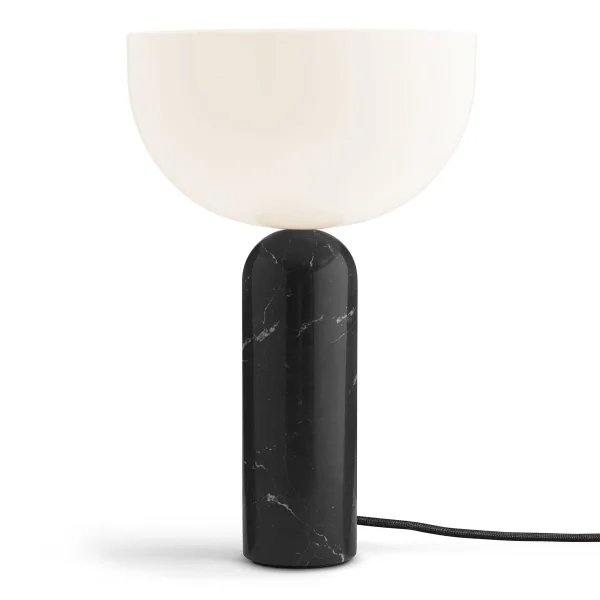 New Works Lampe de table Kizu large Black marble