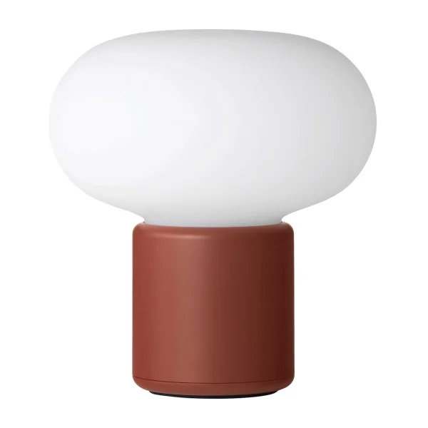 New Works Lampe de table portable Karl-Johan Earth red