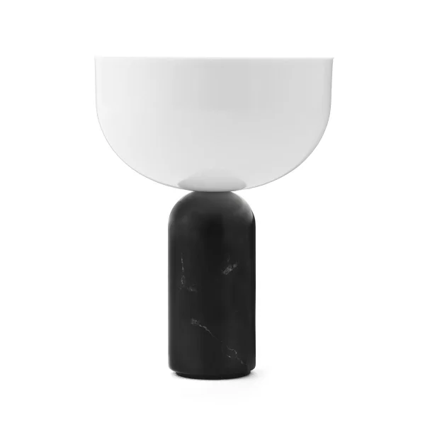 New Works Lampe de table portable Kizu Black marble