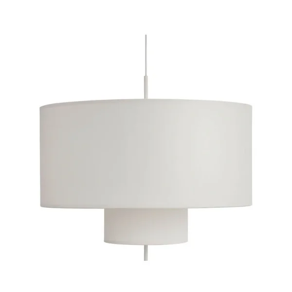 New Works - Margin Suspension Ø90 White Canvas
