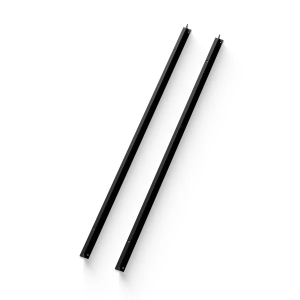 New Works Rail mural New Works de 90 cm, lot de 2 Noir
