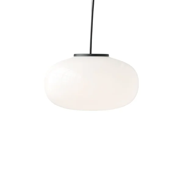 New Works Suspension Karl-Johan Large Ø40 cm Blanc opale