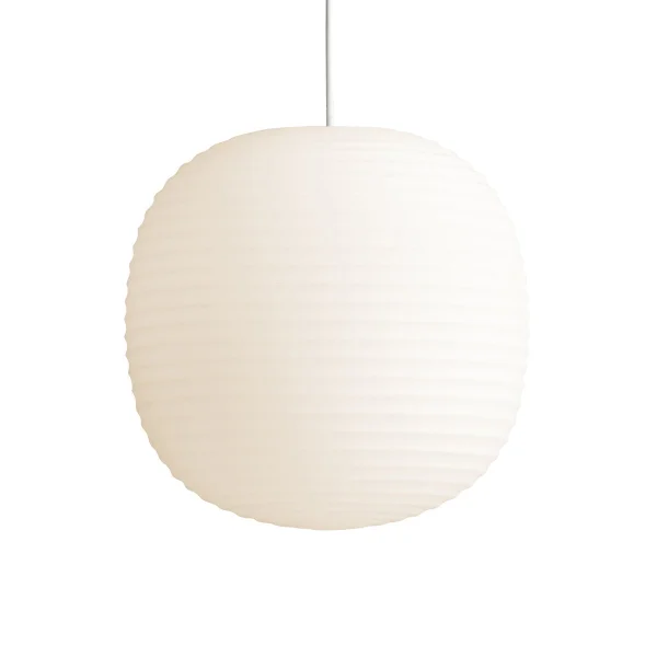 New Works Suspension Lantern moyen Frosted white opal glass