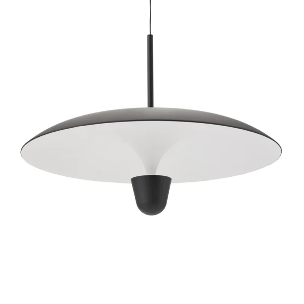 New Works - Suspension LED Kantarell, Ø 55 cm, noir