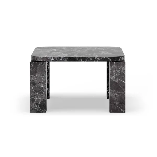 New Works Table basse Atlas 60x60 cm Costa black marble