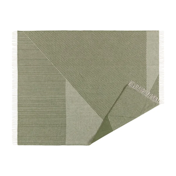 NJRD Plaid en laine Stripes 130x185 cm Vert