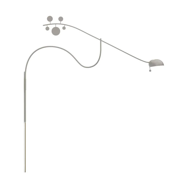 Noon Lampe murale Juno Gris-gris clair