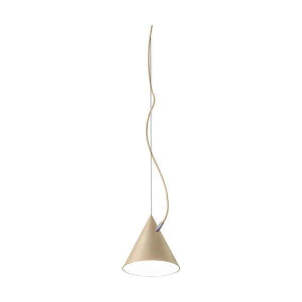 Noon Suspension Castor 20 cm Beige-beige clair-argenté