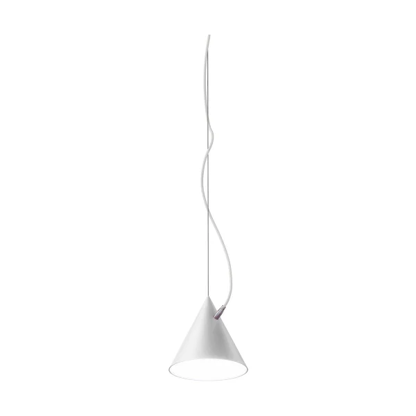 Noon Suspension Castor 20 cm Blanc-blanc-argent