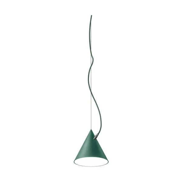 Noon Suspension Castor 20 cm British racing green - vert foncé - laiton