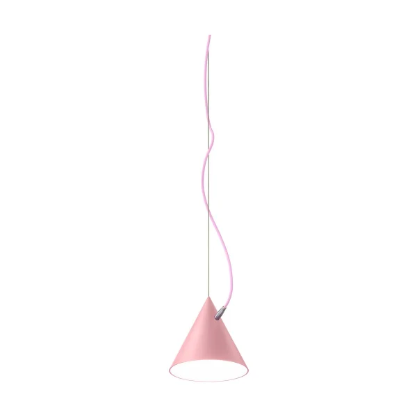 Noon Suspension Castor 20 cm Rose-rose-argent