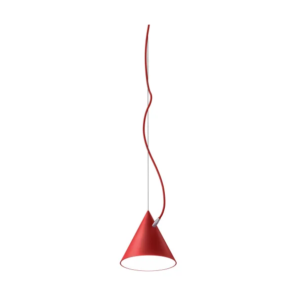 Noon Suspension Castor 20 cm Rouge-rouge-argent