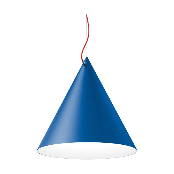 Noon Suspension Castor 60 cm Bleu clair-rouge-argent