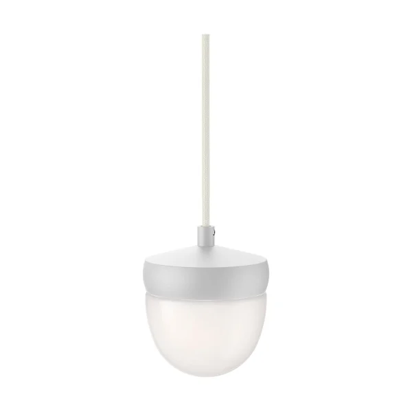 Noon Suspension Pan verre givré 10 cm Blanc-blanc