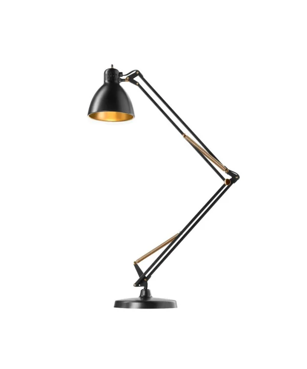 Nordic Living - Archi T2 Lampe de Table avec Base Noir/Or