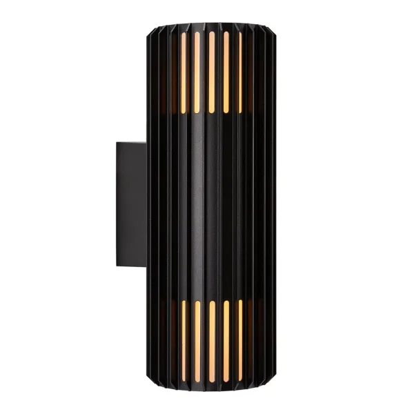 Nordlux Aludra N - applique murale extérieure - 12,4 x 33,7 x 17,4 cm - IP54 - noir