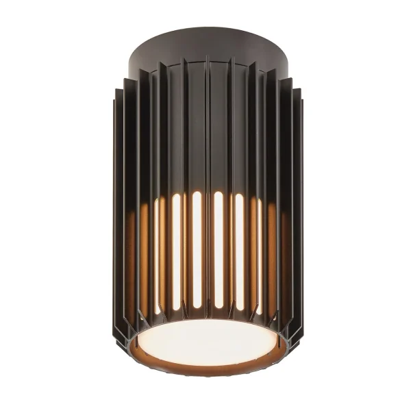 Nordlux Aludra N - plafonnier d'extérieur - Ø 12,4 x 18,8 cm - IP54 - noir