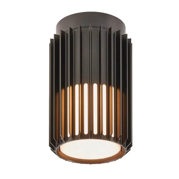 Nordlux Aludra - plafonnier d'extérieur - Ø 12,4 x 18,8 cm - IP54 - noir