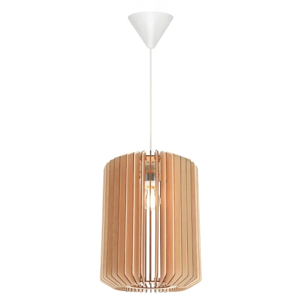 Nordlux Asti - lampe suspendue - Ø 30 x 240 cm - bois