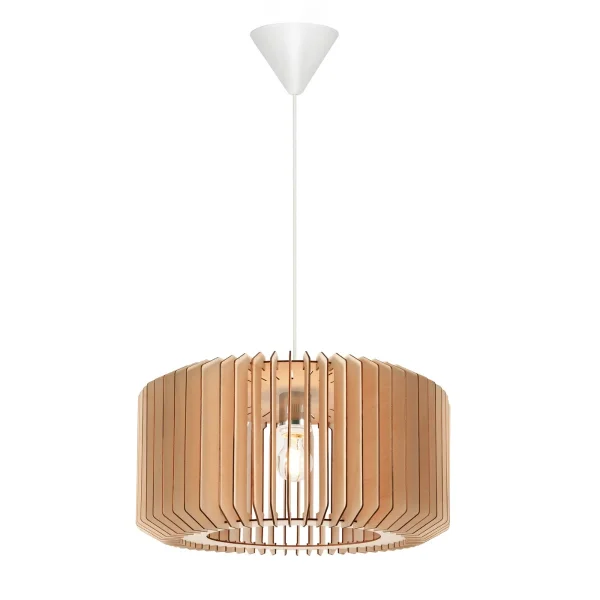 Nordlux Asti - lampe suspendue - Ø 50 x 225 cm - bois