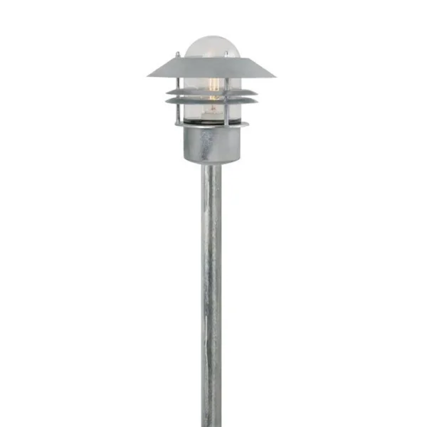 Nordlux Blokhus - poteau de jardin - Ø 22 x 92 cm - IP54 - acier galvanisé