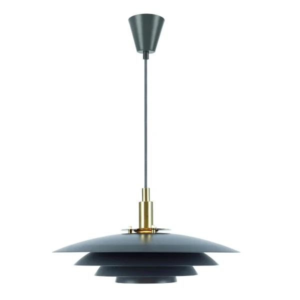 Nordlux Bretagne - lampe suspendue - Ø 38 x 217 cm - gris