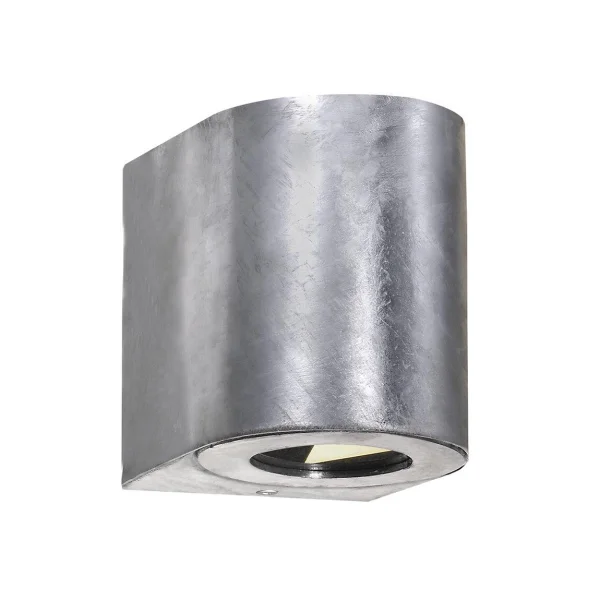 Nordlux Canto 2 - Applique d'extérieur - 8,7 x 10,4 cm - 2 x 5W LED inclus - IP44 - métal galvanisé