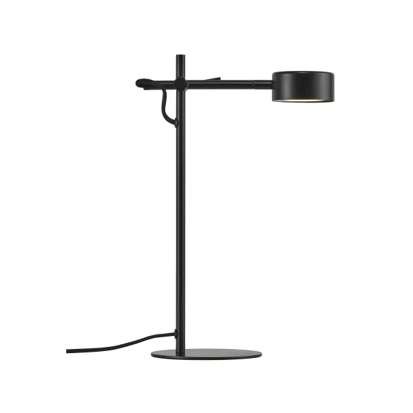 Nordlux Clyde - lampe de table - 25,5 x 15 x 40,7 cm - gradateur à 3 niveaux - 5,5W LED inclus - noir
