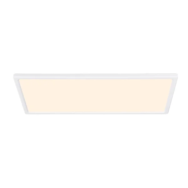 Nordlux Harlow - plafonnier - 59,5 x 24,5 x 2,3 cm - 3 étapes Moodmaker Fonction SceneSelect - 22W LED inclus - IP54 - blanc