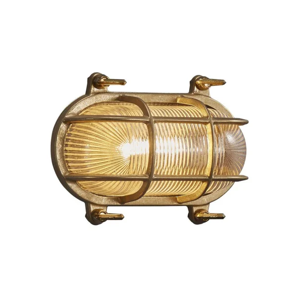 Nordlux Helford - applique d'extérieur - 19 x 12,5 cm - IP64 - laiton