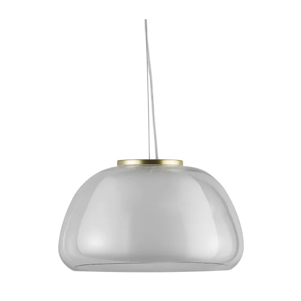 Nordlux Jelly - lampe suspendue - Ø 39 x 222,8 cm - transparent et blanc opale
