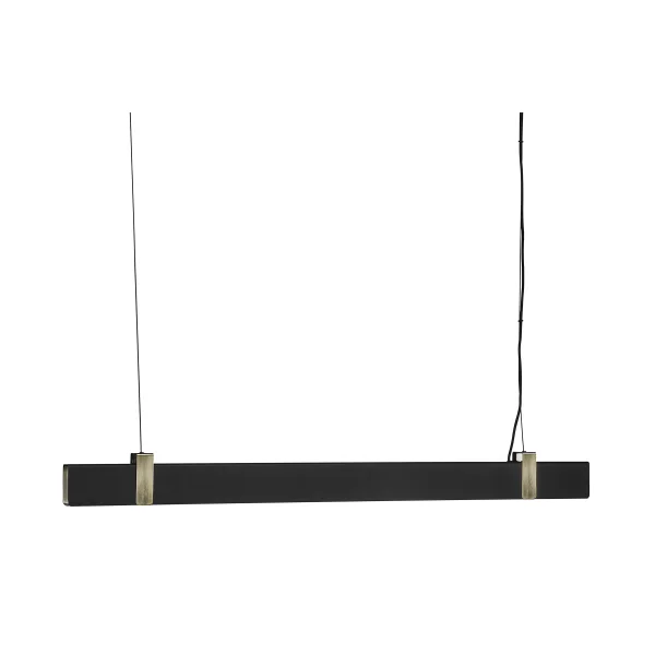 Nordlux Lilt - lampe suspendue - 115 x 4,3 x 210,2 cm - fonction Moodmaker à 3 niveaux - 27W LED inclus - noir