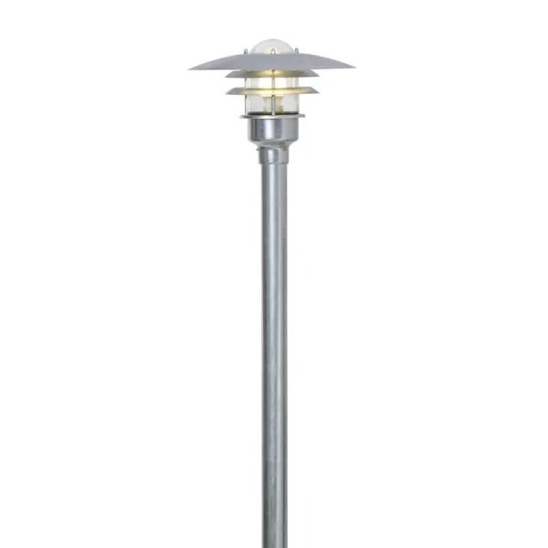 Nordlux Lønstrup - lampe de jardin - Ø 32 x 116 cm - IP44 - acier galvanisé