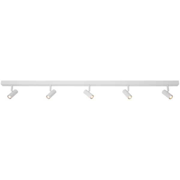 Nordlux Omari - spots en saillie - 12 x 118 cm - gradateur à 3 niveaux - 5 x 3,2W LED inclus - blanc
