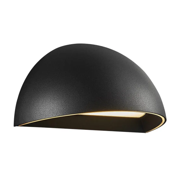 Nordlux Smart Arcus - applique murale - éclairage intelligent - 10 x 20 x 10 cm - 9,5W LED inclus - IP54 - noir