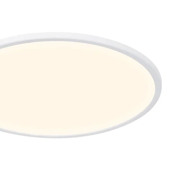 Nordlux Smart Oja - plafonnier - éclairage intelligent - Ø 42,4 x 2,3 cm - 20W LED inclus - 2700K-6500K - blanc