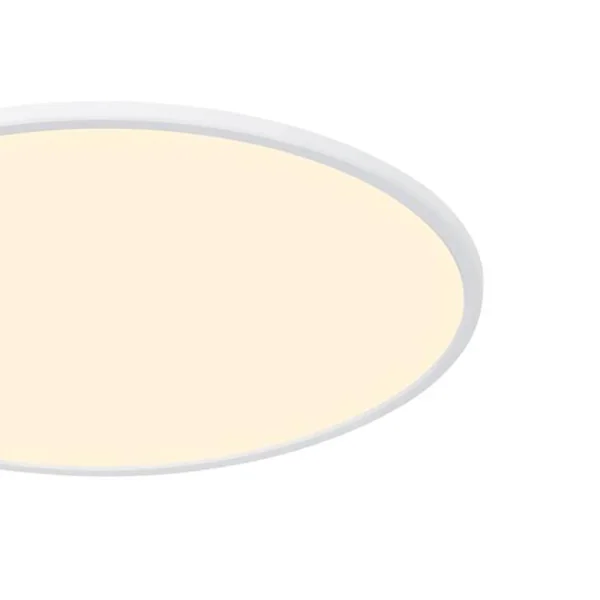 Nordlux Smart Oja - plafonnier - éclairage intelligent - Ø 60 x 2,3 cm - 30W LED inclus - 2700K-6500K - blanc